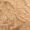 Viscose Impression Digitale Petit Feuillage Caramel - Maison Klem