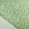 Viscose Impression Digitale Fleurs Paint Vert Prairie - Maison Klem