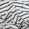 Jersey Mini Eponge à Rayures Bleu Marine - Maison Klem