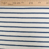 Jersey Mini Eponge à Rayures Bleu Marine - Maison Klem