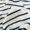 Jersey Mini Eponge à Rayures Bleu Marine - Maison Klem