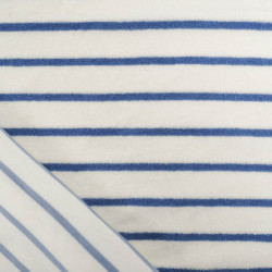 Jersey Mini Eponge à Rayures Bleues - Maison Klem