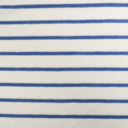 Jersey Mini Eponge à Rayures Bleues - Maison Klem