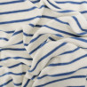 Jersey Mini Eponge à Rayures Bleues - Maison Klem