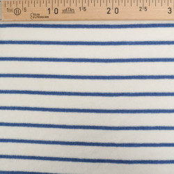Jersey Mini Eponge à Rayures Bleues - Maison Klem