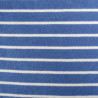 Jersey Mini Eponge Bleu à Rayures Ecrues - Maison Klem