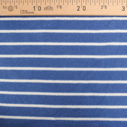 Jersey Mini Eponge à Rayures Bleues - Maison Klem