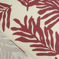 Tissu Satin Effet Soie Ombélia Prune - Maison Klem