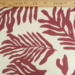 Tissu Satin Effet Soie Ombélia Prune - Maison Klem