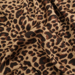 Tissu Satin Effet Soie Savanna - Maison Klem