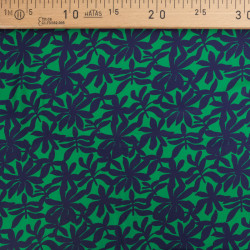 Tissu Satin Effet Soie Palma Vert - Maison Klem