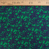 Tissu Satin Effet Soie Palma Vert - Maison Klem
