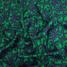 Tissu Satin Effet Soie Palma Vert - Maison Klem