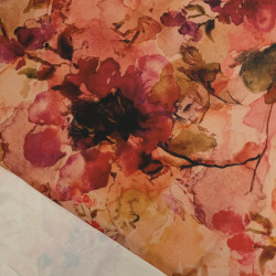 Tissu Satin Effet Soie Vintage - Maison Klem