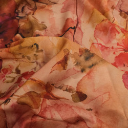 Tissu Satin Effet Soie Vintage - Maison Klem