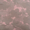 Tissu Satin Jacquard Allan Rose Gris - Maison Klem