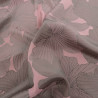 Tissu Satin Jacquard Allan Rose Gris - Maison Klem