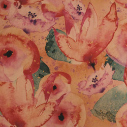 Tissu Satin Effet Soie Aquarelle - Maison Klem