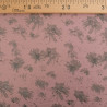Tissu Satin Jacquard Lanna Rose Gris - Maison Klem