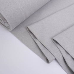 Bord Côte Lurex Gris Lunaire Lurex Argent - Maison Klem