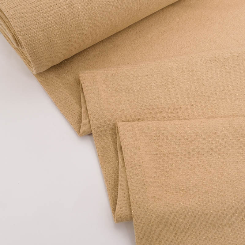 Bord Côte Lurex Vanille Or - Maison Klem