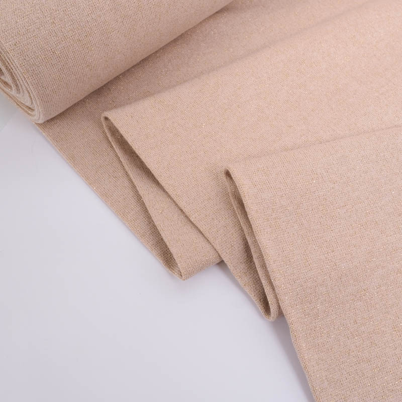 Bord Côte Lurex Guimauve Or - Maison Klem