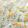 Popeline Imprimé Digital Aquarelle Fleuri Jaune - Maison Klem