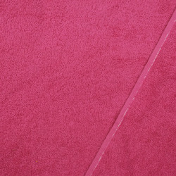 Fuchsia Cotton Terry Fabric - Maison Klem