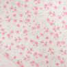 Popeline Imprimé Petites Fleurs Roses Vintages - Maison Klem