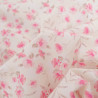 Popeline Imprimé Petites Fleurs Roses Vintages - Maison Klem