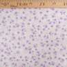 Popeline Imprimé Petites Fleurs Violettes Vintages - Maison Klem