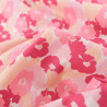 Popeline Imprimé Fleuri Nuances Roses - Maison Klem