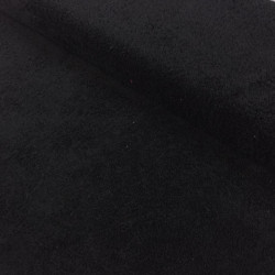Black Cotton Terry Fabric - Maison Klem