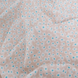 Popeline Imprimé Marguerite Blush - Maison Klem