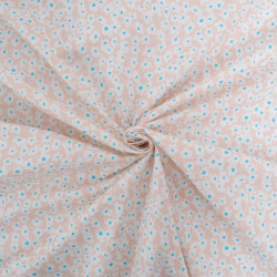 Popeline Imprimé Marguerite Blush - Maison Klem