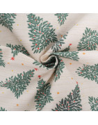 Tissu de Noël Ameublement - Maison Klem